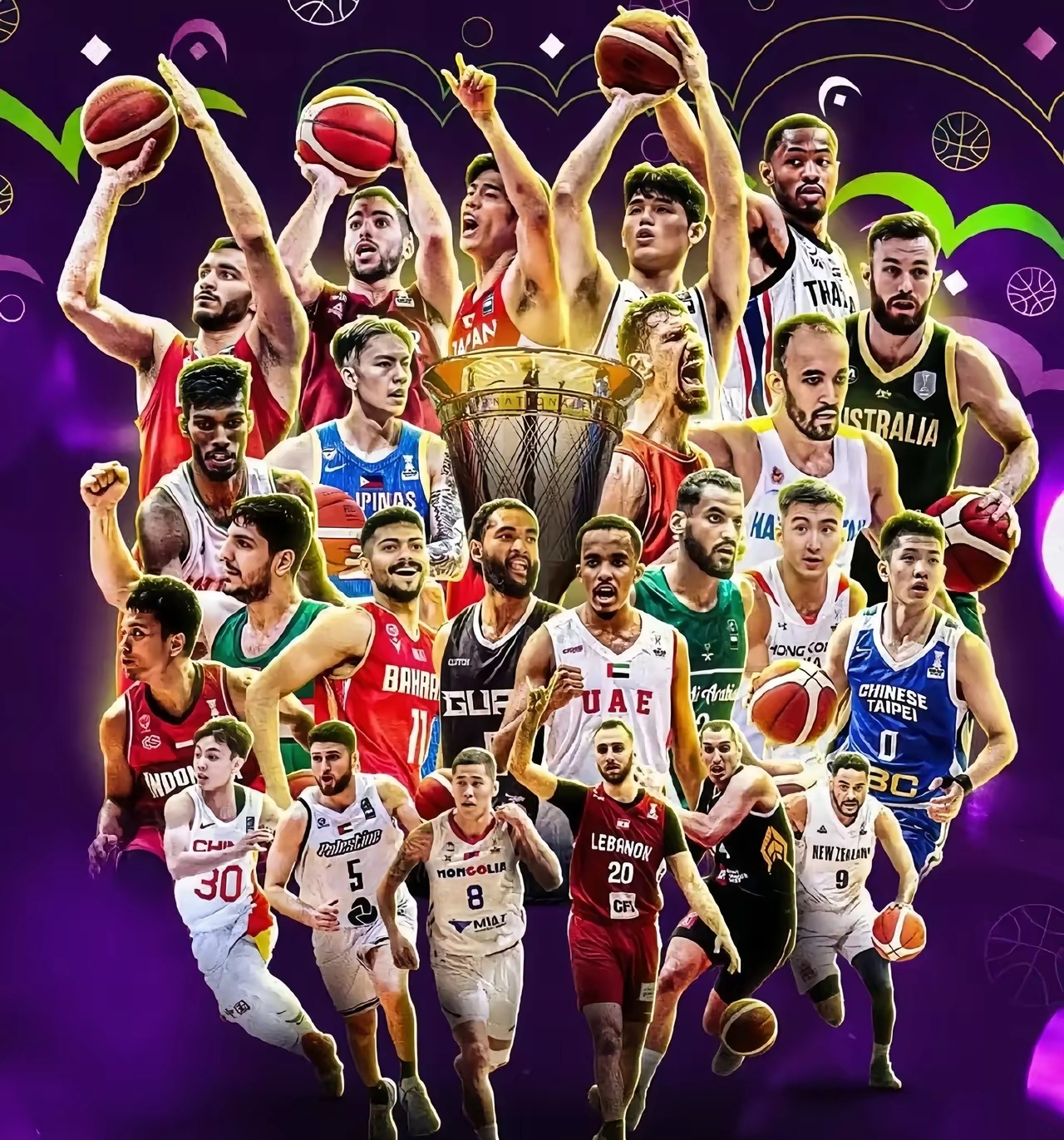 亚洲男篮杯：伊朗队勇冠三军霸主